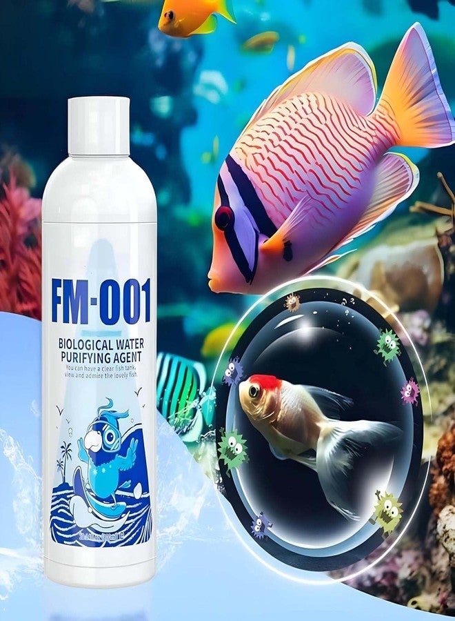 QUICZE Aquarium Water Clarifier | Fish Tank Water Purifier Algae Remover | Suitable for Fresh Water | Cloudy Water Remover for Crystal Clear Aquarium Water (200ml - Image 4